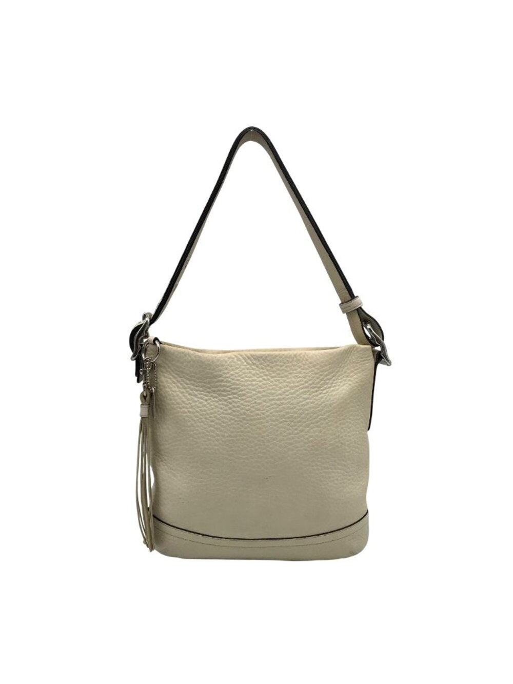 Coach Bone White Leather Medium Slim Legacy Shoulder Bag 1427